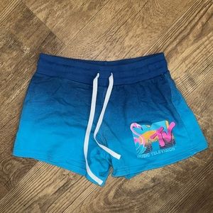 MTV blue shorts